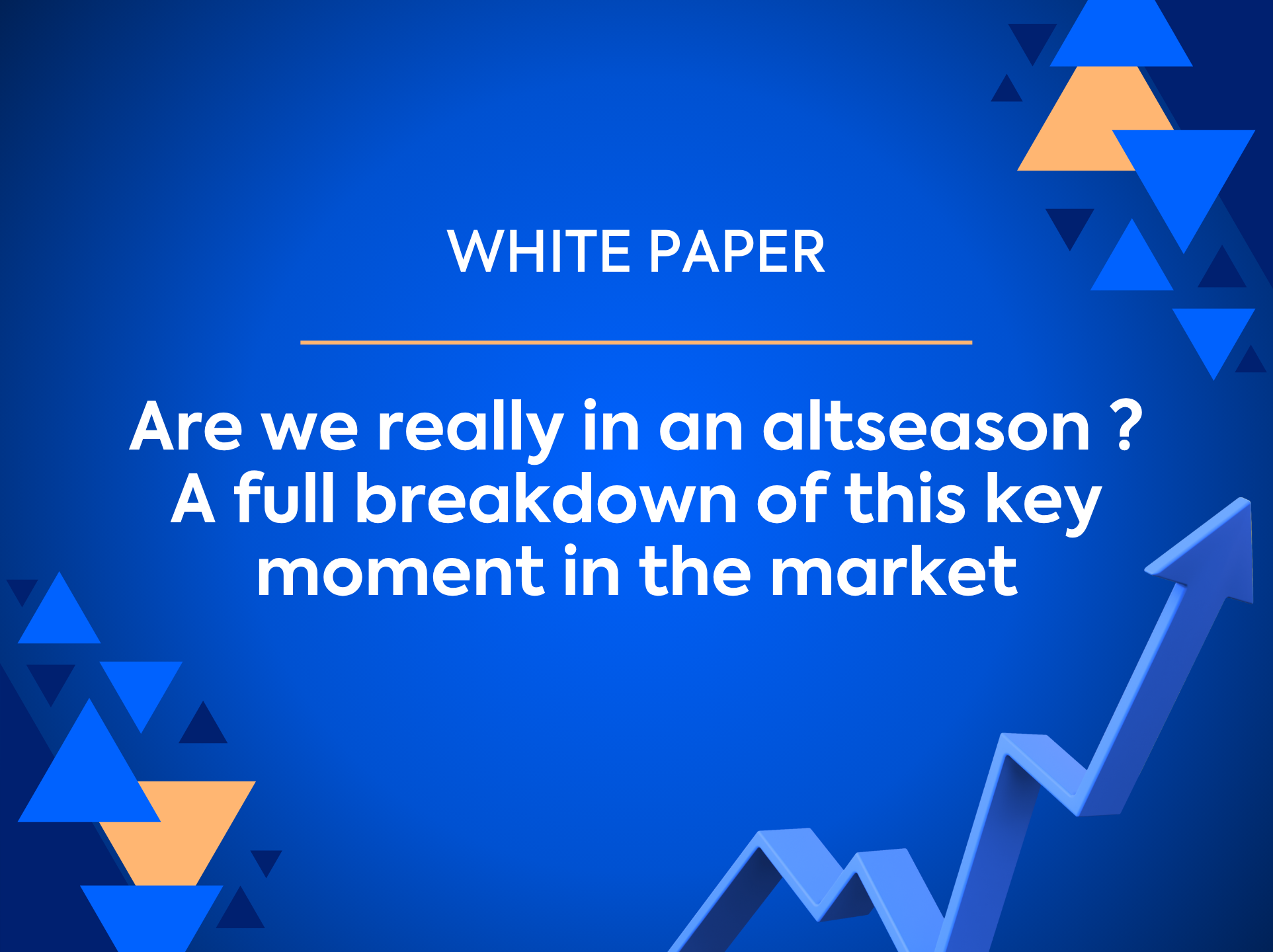 Are we in Altseason ? Complete analysis.