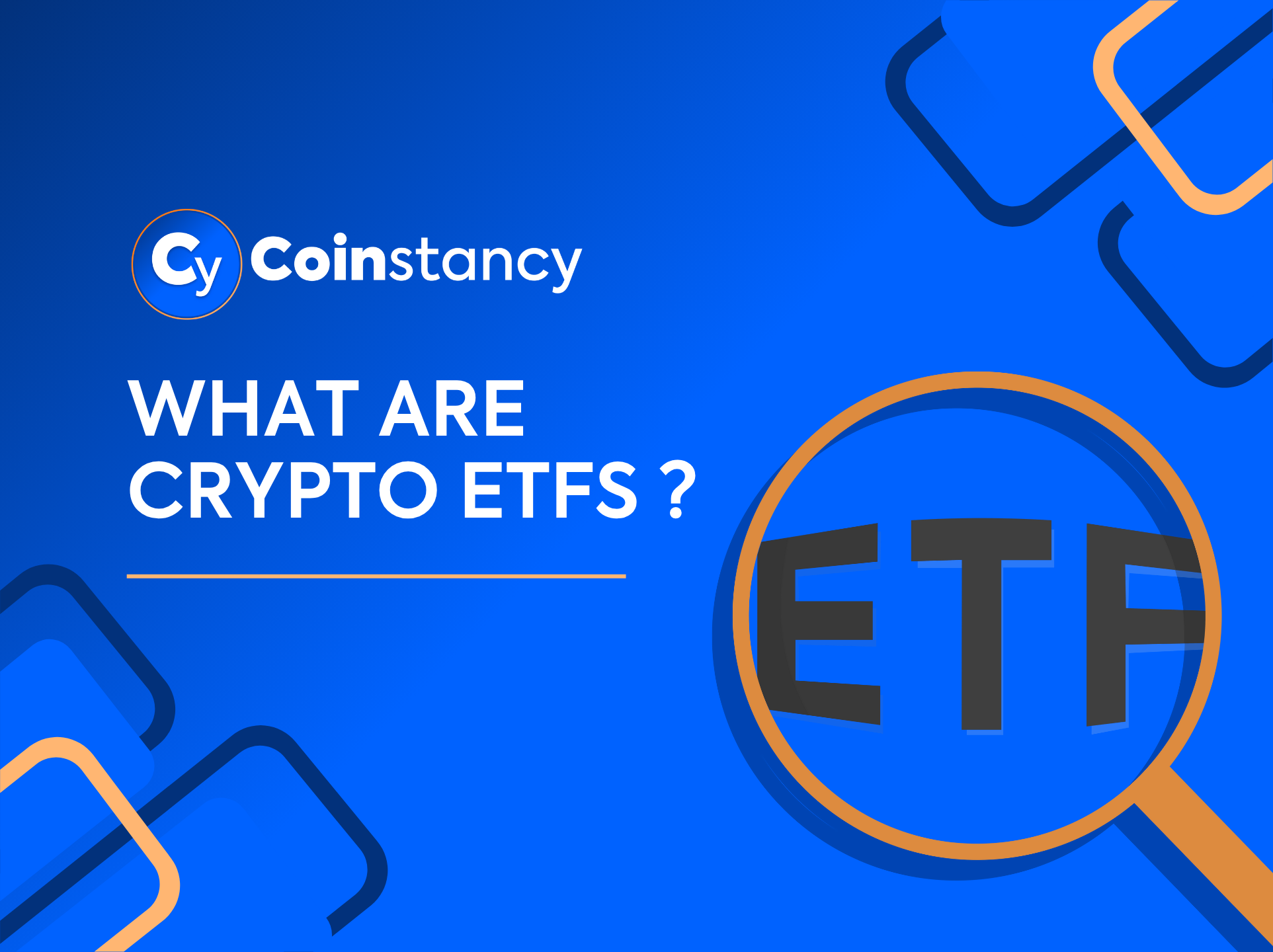 What are crypto ETFs ?