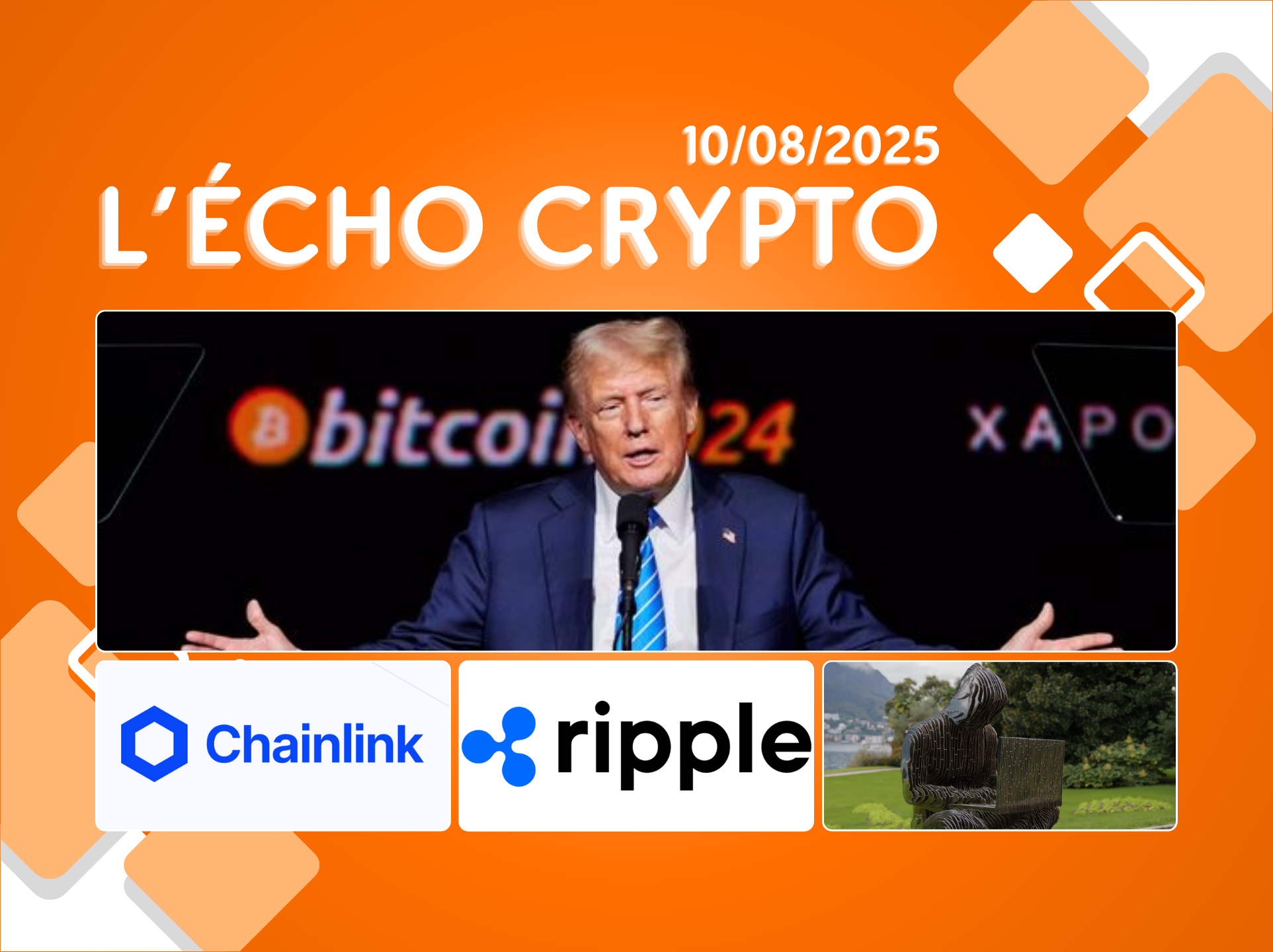 Trump ouvre les retraites aux cryptos et promet la fin du débanking des entreprises numériques