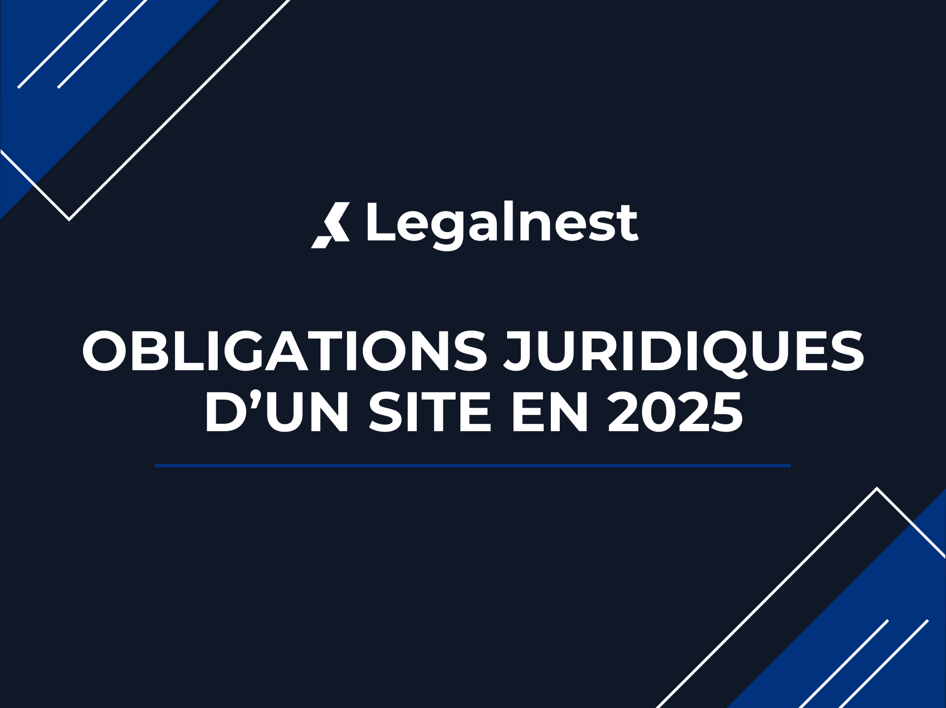 Les obligations juridiques d’un site internet en 2025