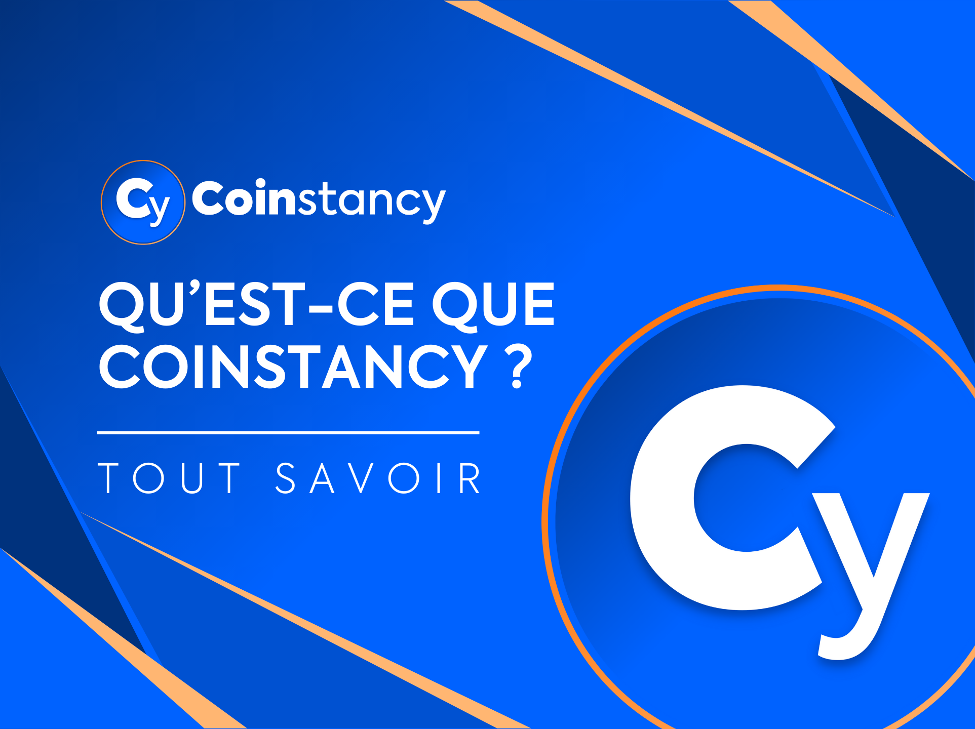 Qu'est-ce que Coinstancy ?