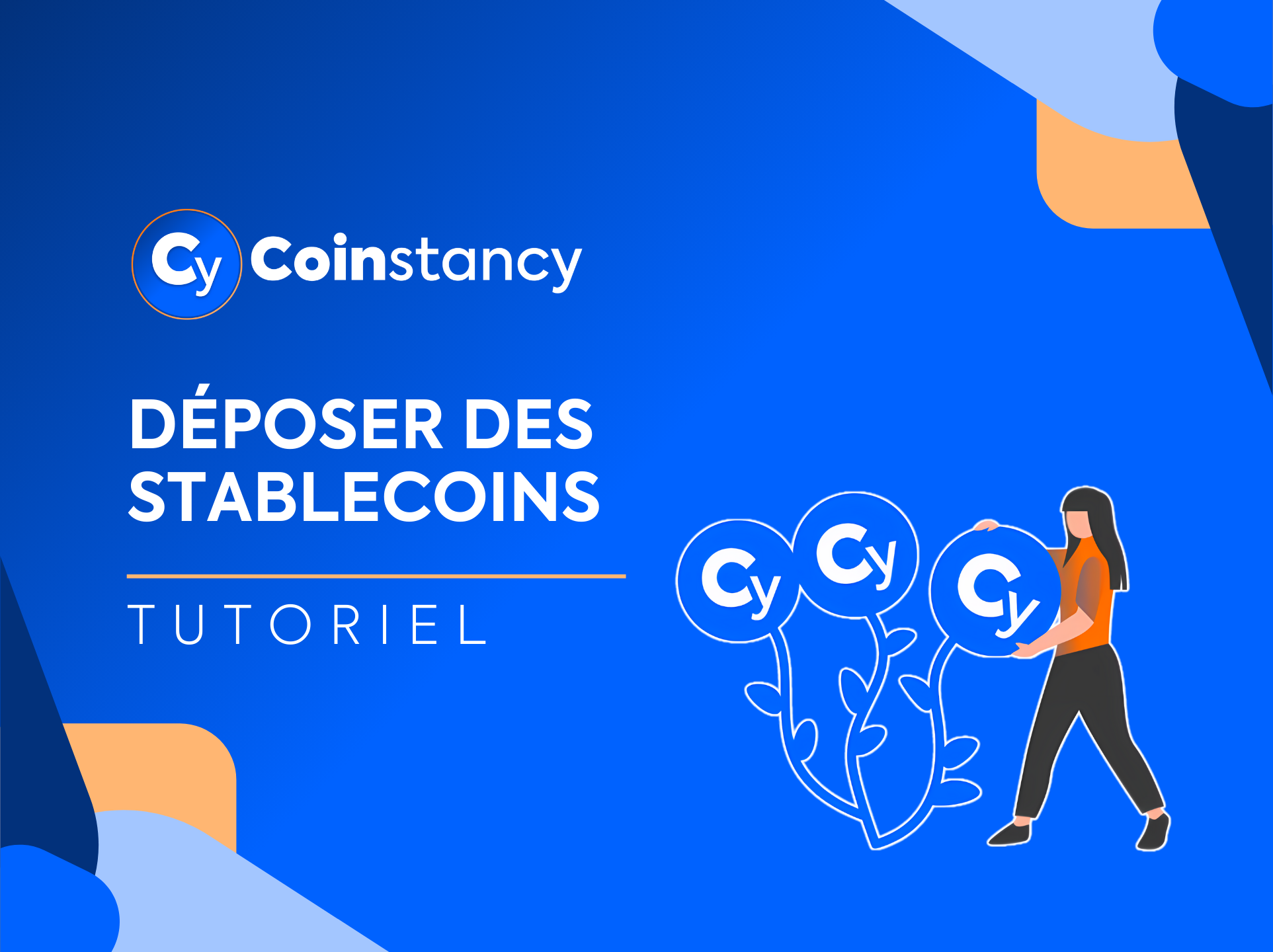 Déposer ses stablecoins sur Coinstancy