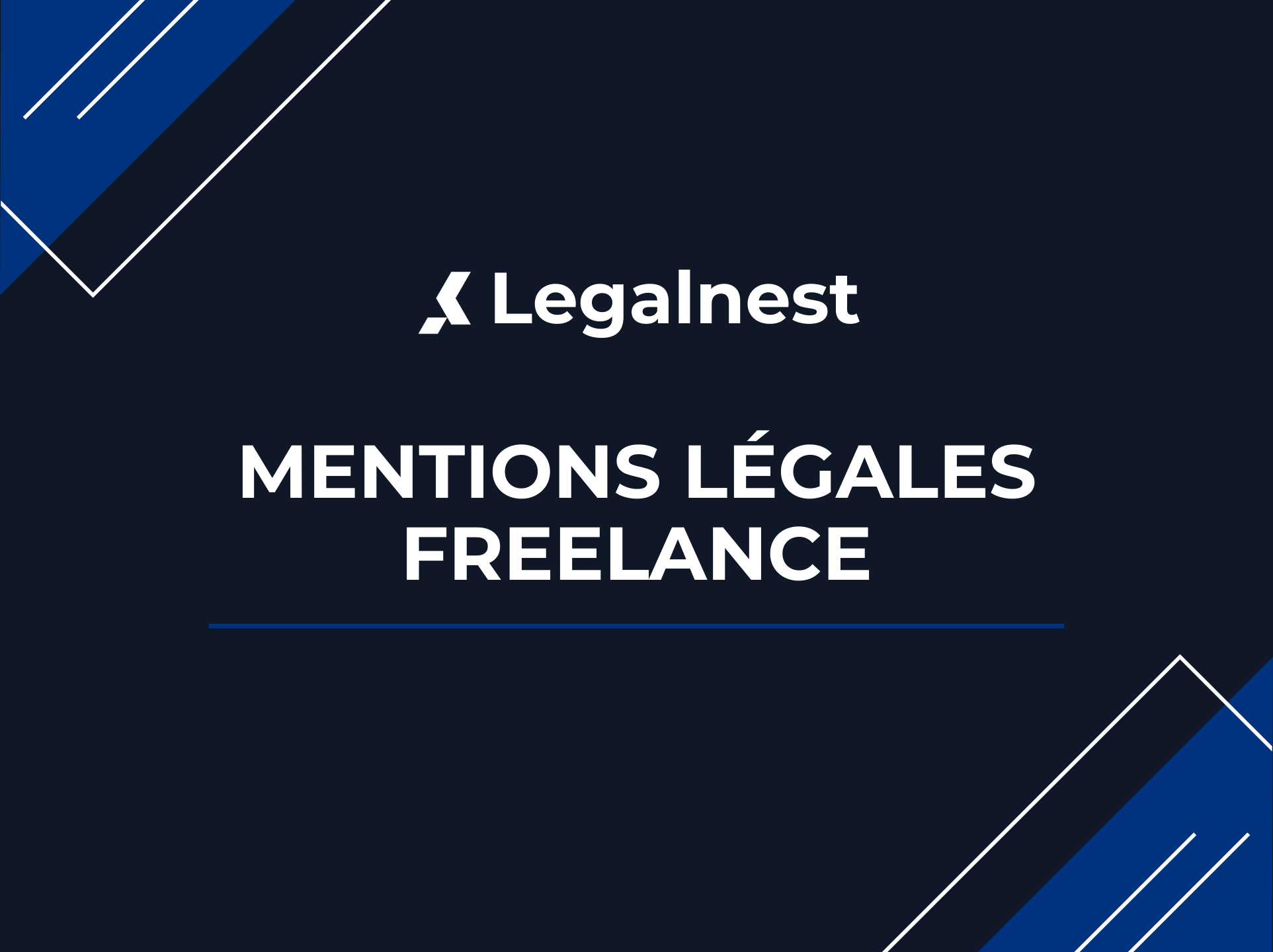 Mentions légales freelance : obligations et bonnes pratiques