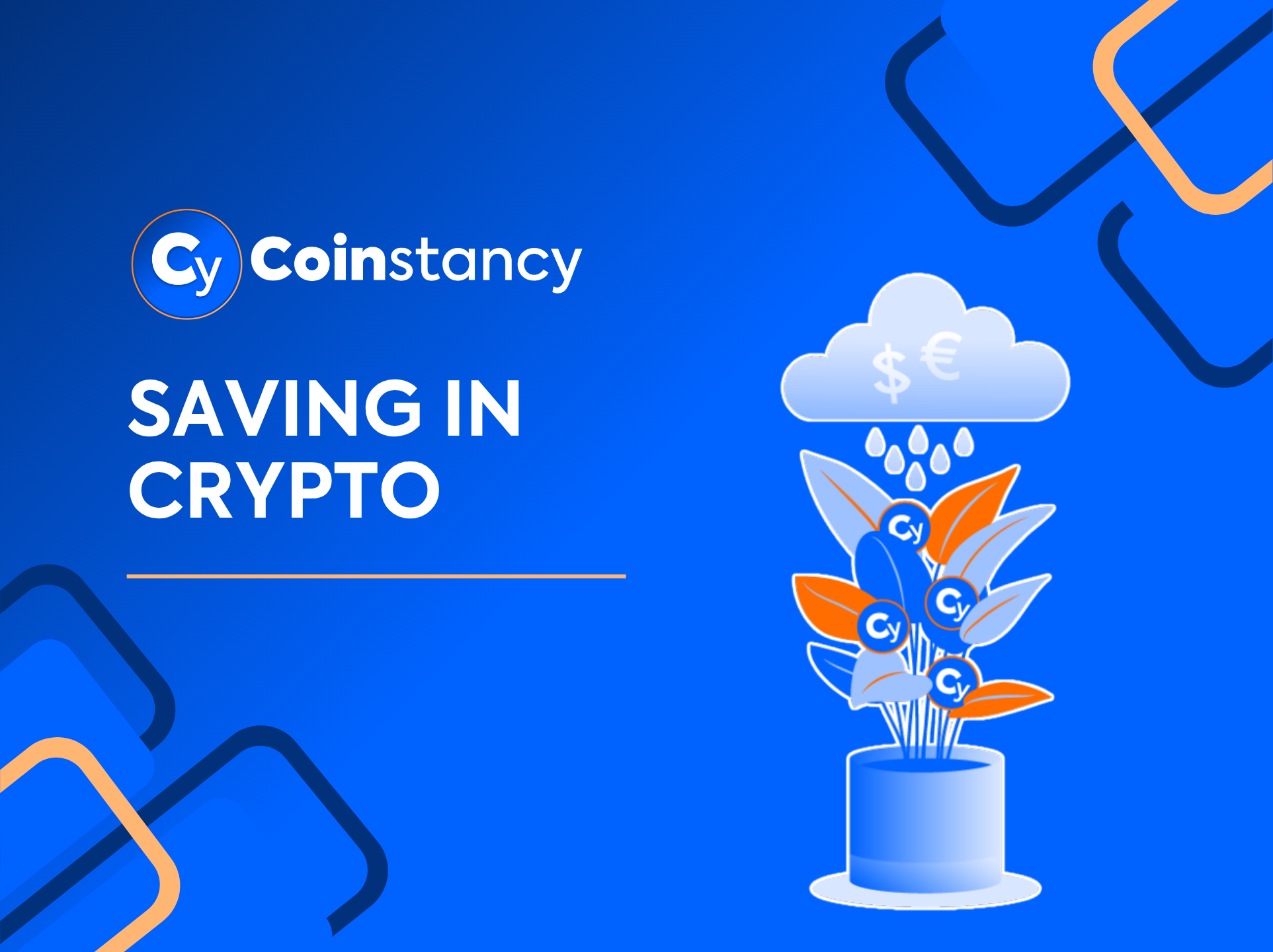 Saving in crypto like with a savings account