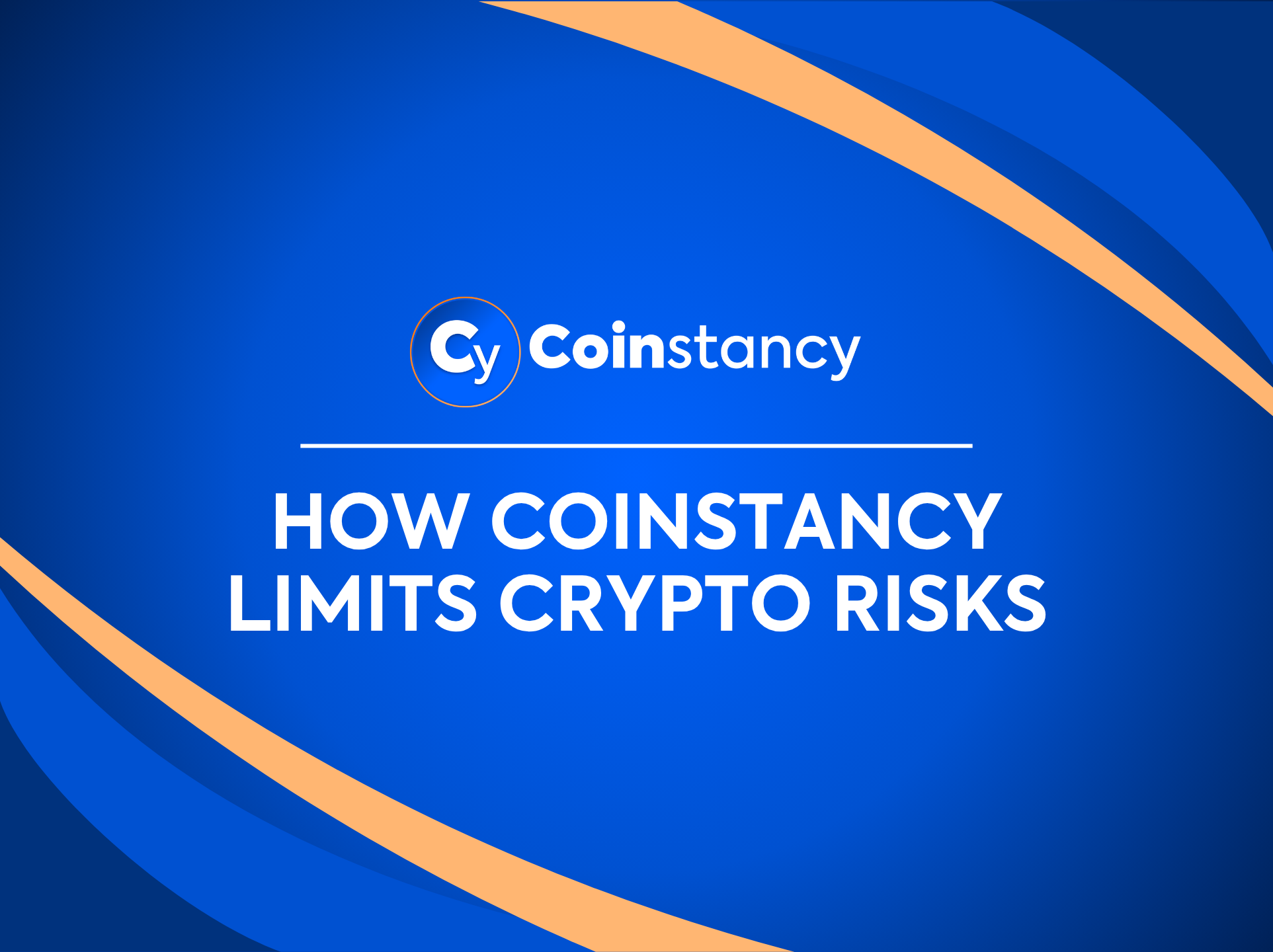 Crypto risks: how Coinstancy limits them