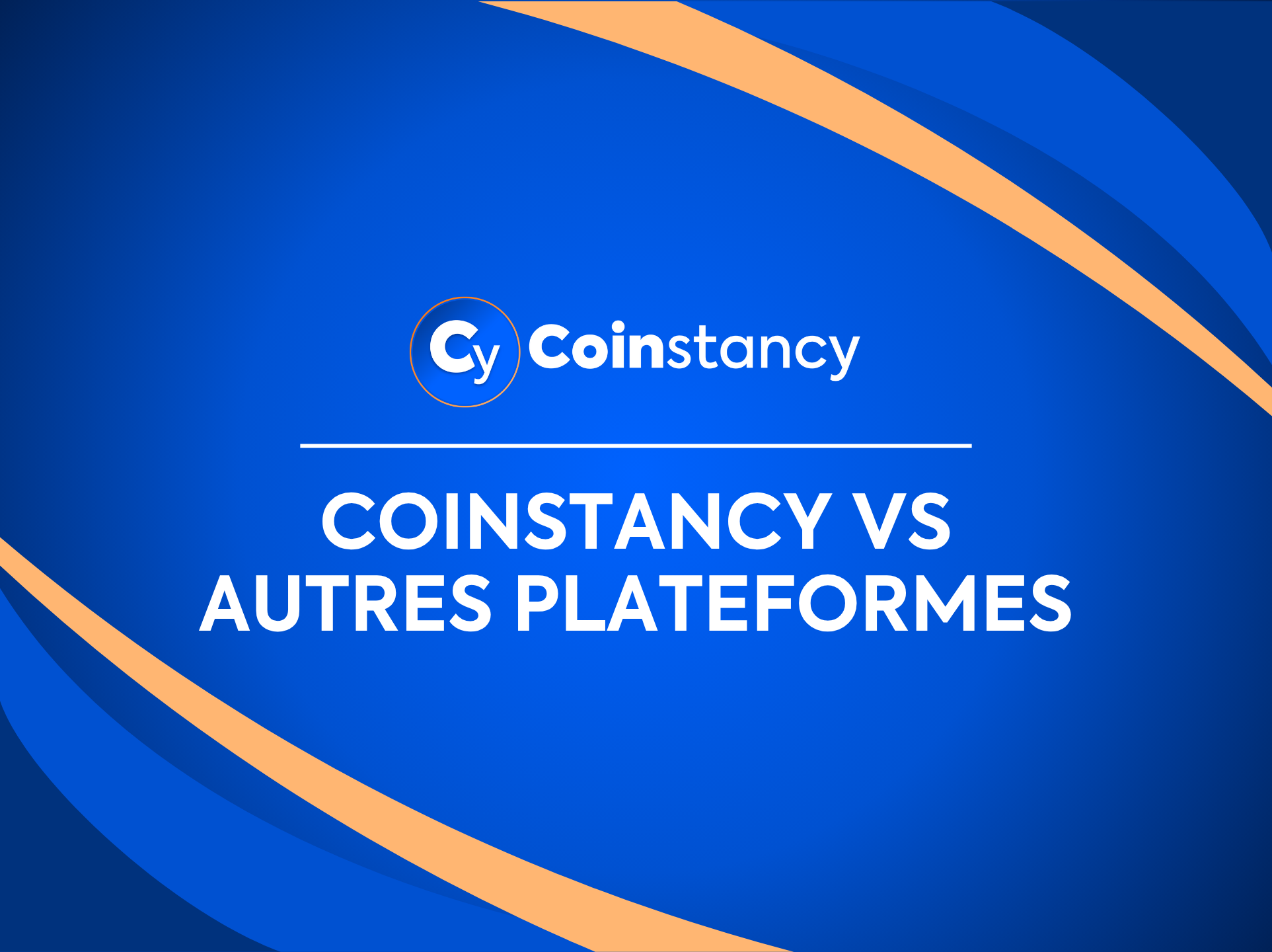 Coinstancy vs autres plateformes