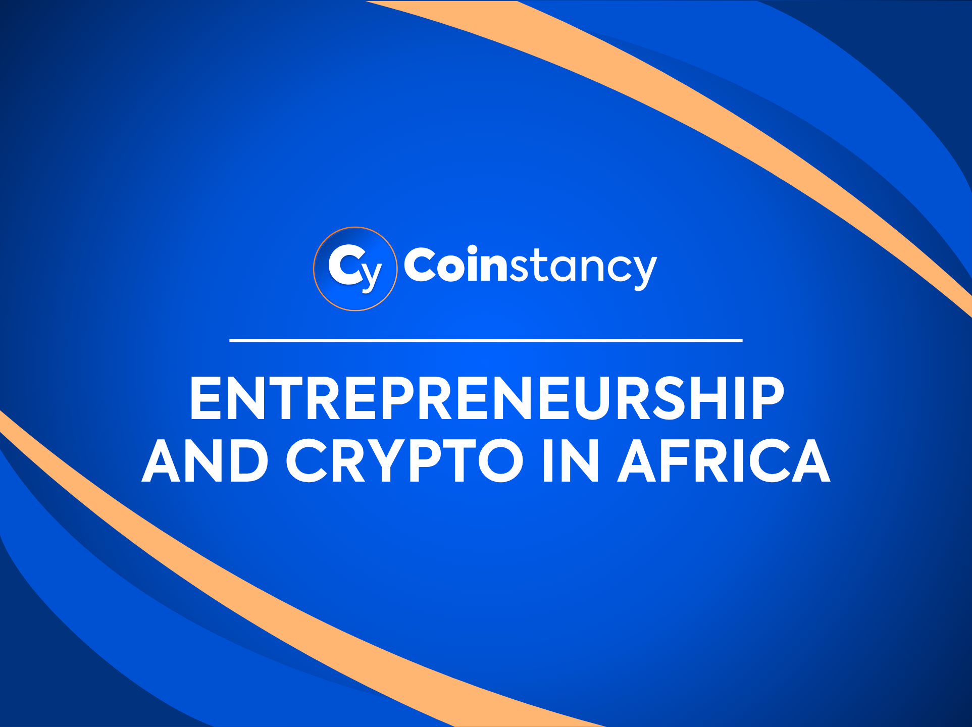 Entrepreneurship and crypto in Africa
