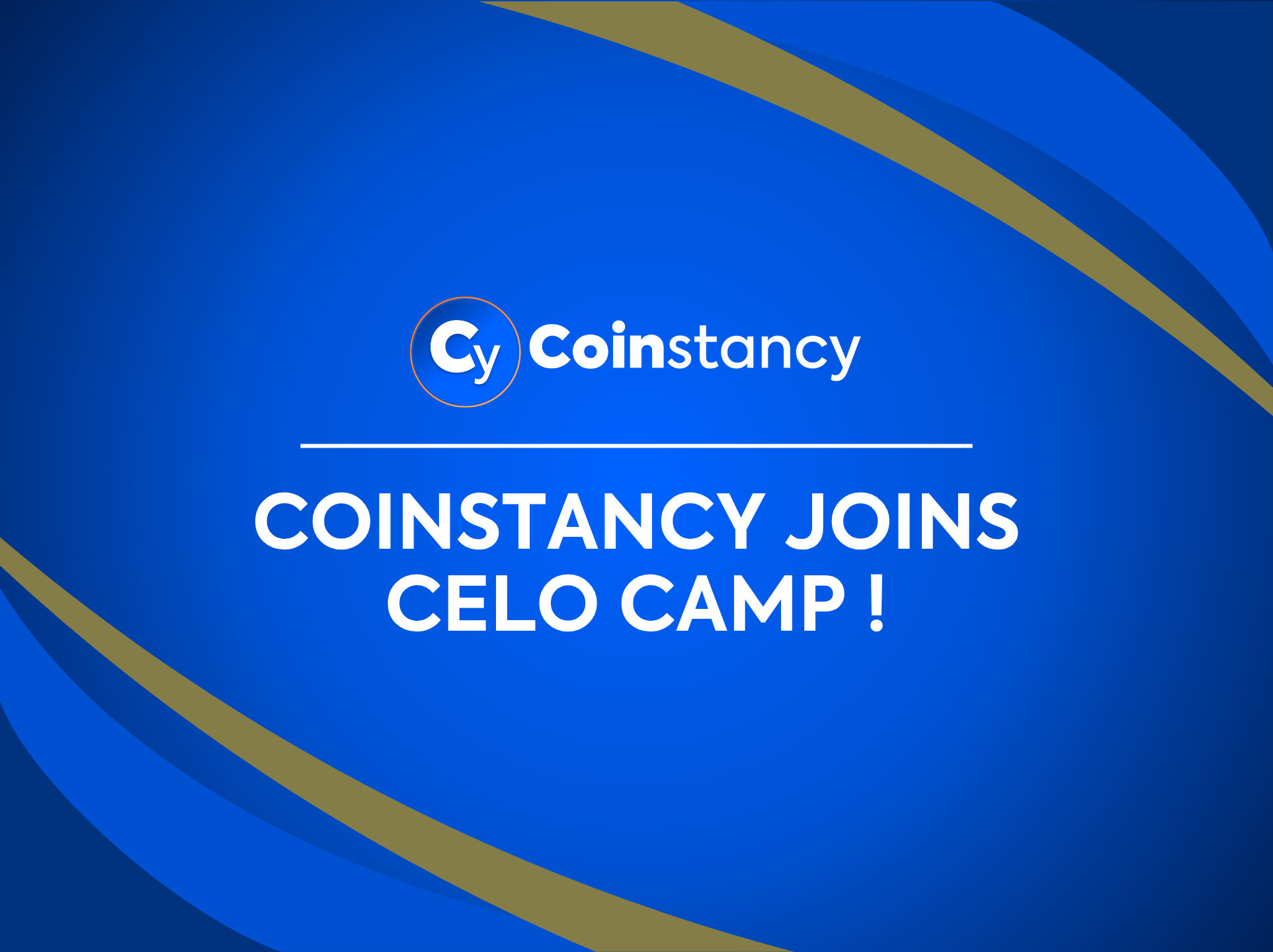 Coinstancy joins the Celo Camp Batch 10