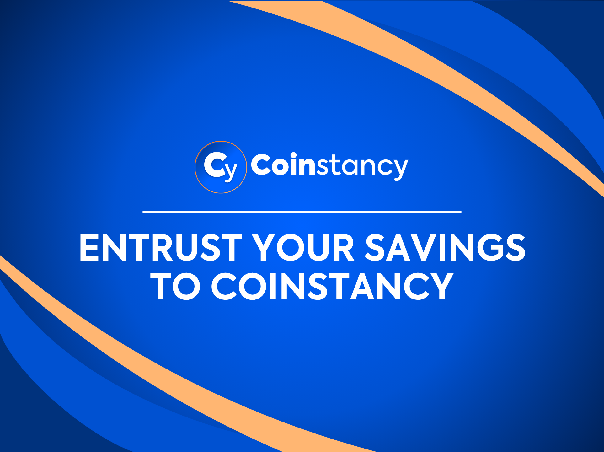 Why trust Coinstancy with your savings?
