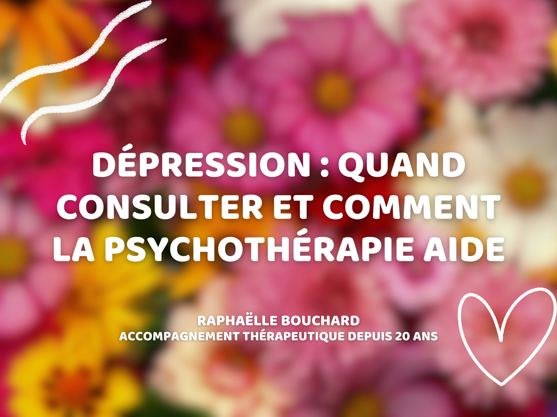 Dépression : quand consulter et comment la psychothérapie aide