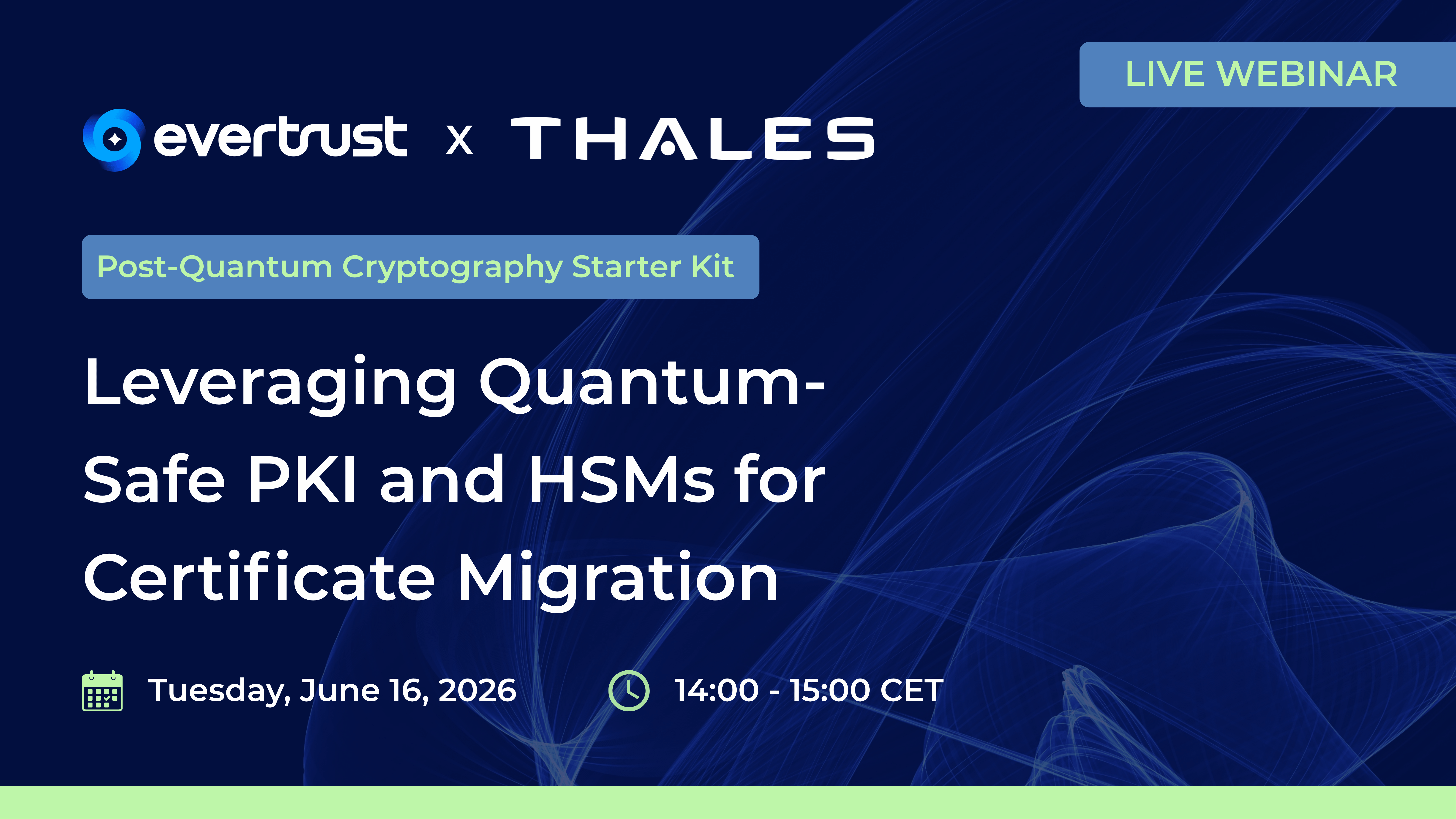 Tirer parti d'une PKI quantum-safe et des HSM pour la migration des certificats