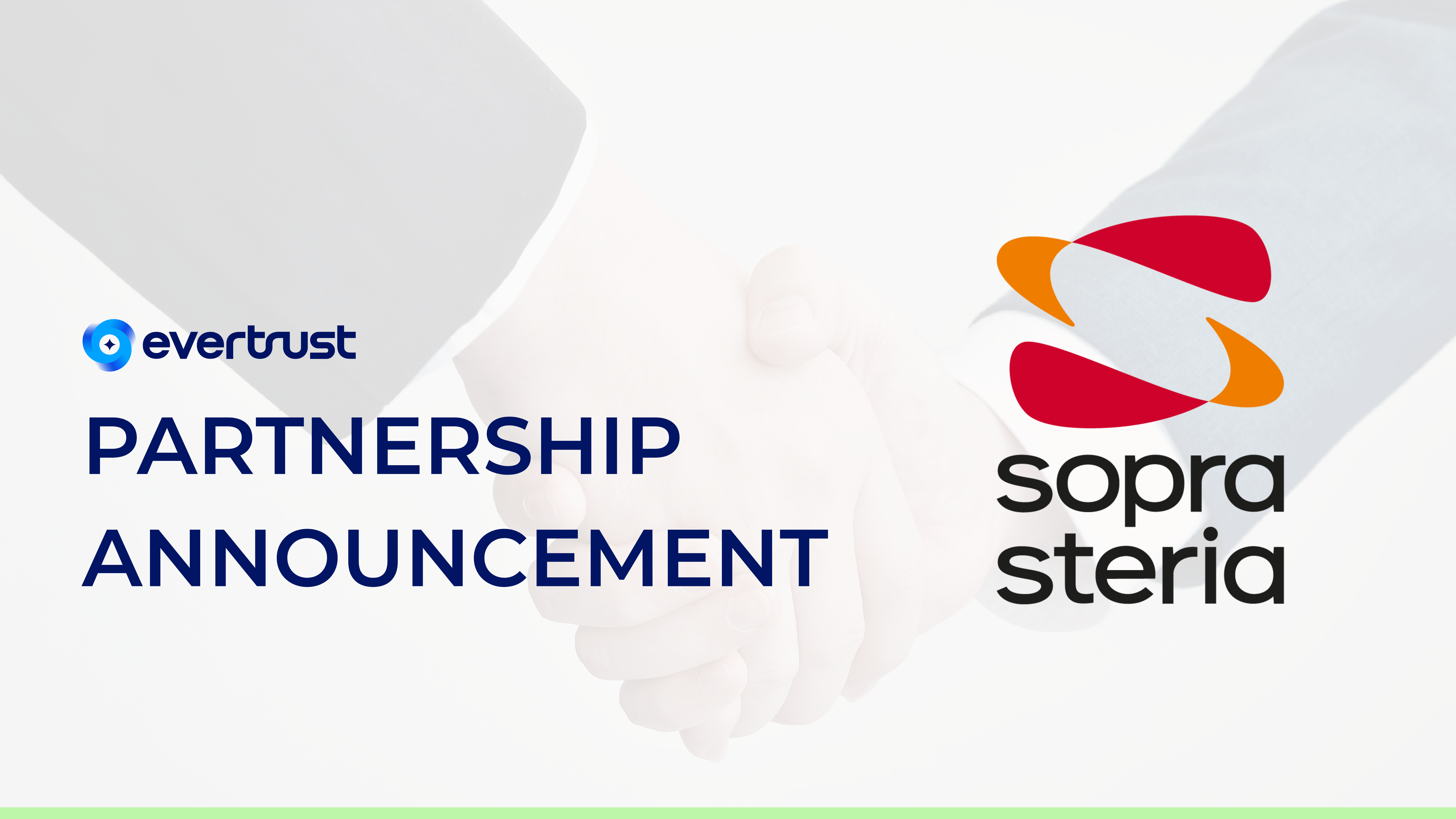 Evertrust and Sopra Steria PSF Luxembourg announce Strategic Partnership